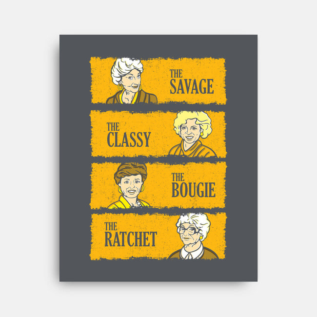 Golden Savages-none stretched canvas-dalethesk8er