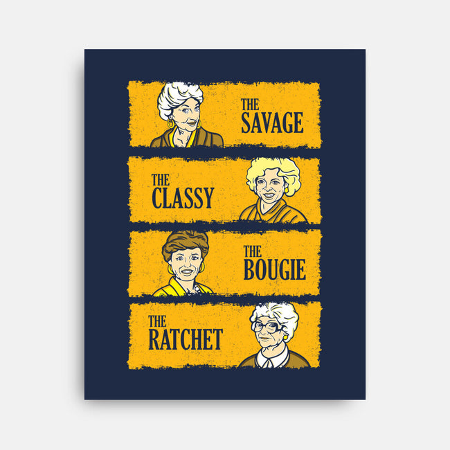 Golden Savages-none stretched canvas-dalethesk8er