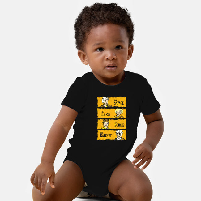 Golden Savages-baby basic onesie-dalethesk8er