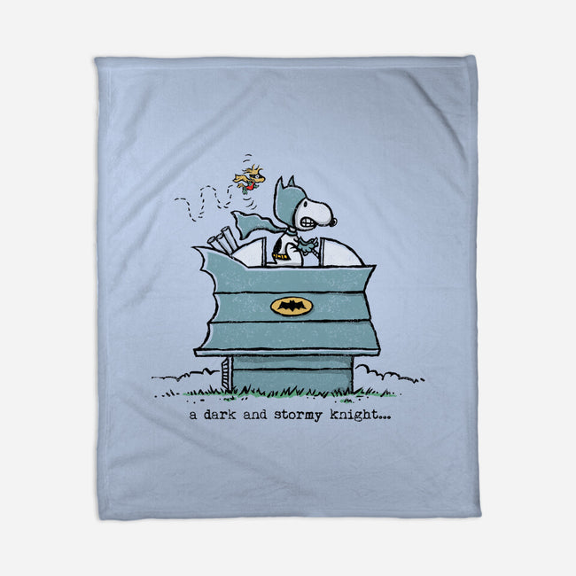 A Dark And Stormy Knight-none fleece blanket-kg07