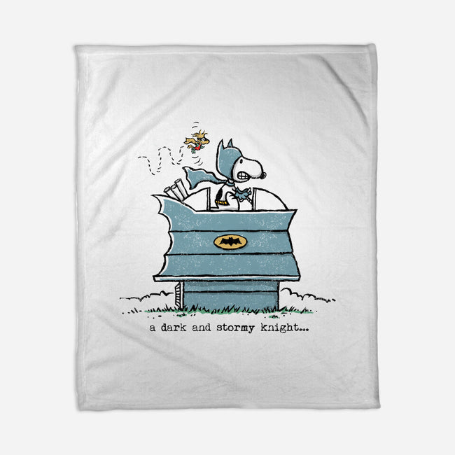A Dark And Stormy Knight-none fleece blanket-kg07