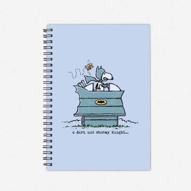 A Dark And Stormy Knight-none dot grid notebook-kg07