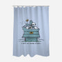 A Dark And Stormy Knight-none polyester shower curtain-kg07