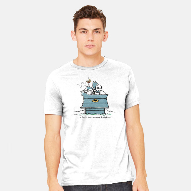 A Dark And Stormy Knight-mens heavyweight tee-kg07
