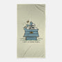 A Dark And Stormy Knight-none beach towel-kg07
