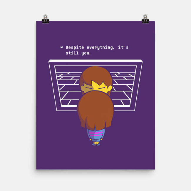 Despite Everything-none matte poster-estudiofitas