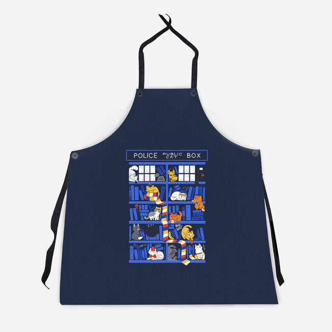 Library Box Who-unisex kitchen apron-TaylorRoss1