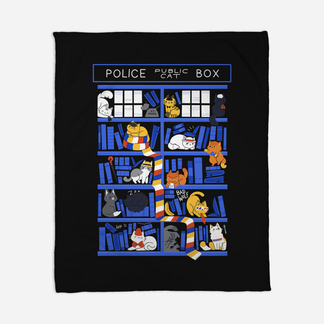 Library Box Who-none fleece blanket-TaylorRoss1