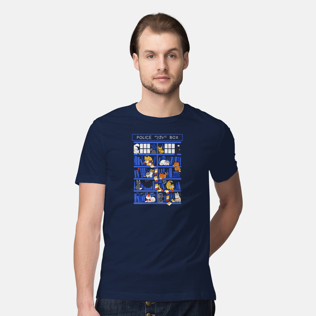 Library Box Who-mens premium tee-TaylorRoss1