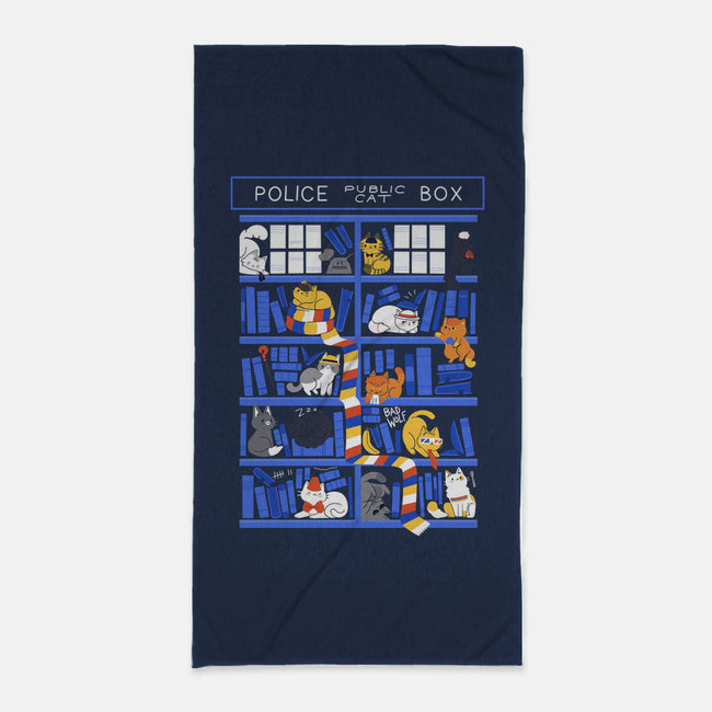 Library Box Who-none beach towel-TaylorRoss1
