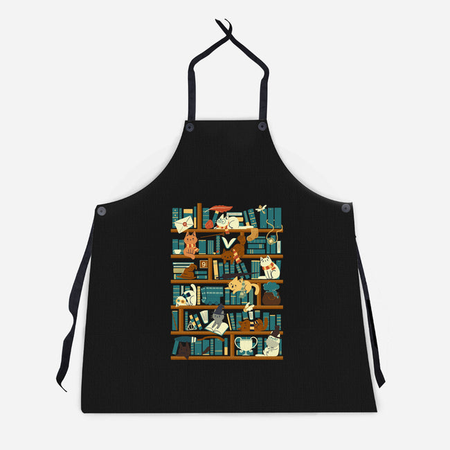 Library Magic School-unisex kitchen apron-TaylorRoss1