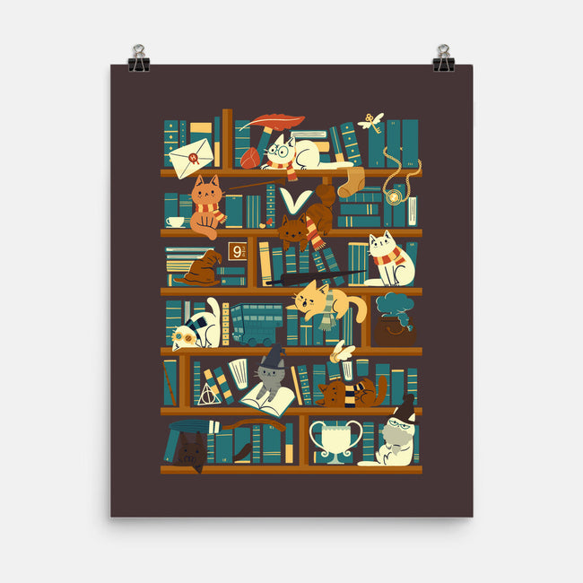 Library Magic School-none matte poster-TaylorRoss1