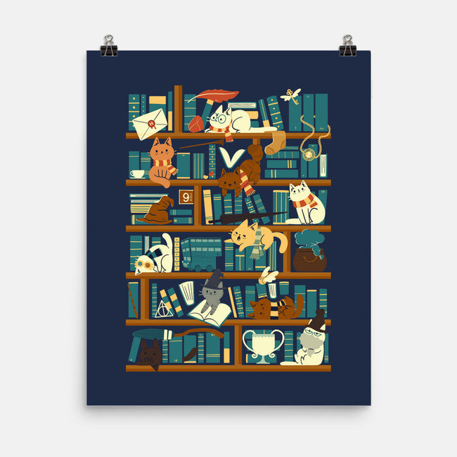 Library Magic School-none matte poster-TaylorRoss1