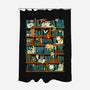 Library Magic School-none polyester shower curtain-TaylorRoss1