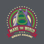 Make The World Great-none polyester shower curtain-Olipop