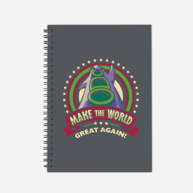 Make The World Great-none dot grid notebook-Olipop