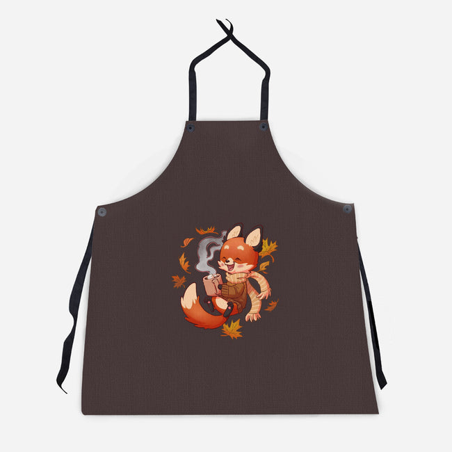 Cozy Fox Fall-unisex kitchen apron-DoOomcat