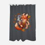 Cozy Fox Fall-none polyester shower curtain-DoOomcat