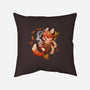 Cozy Fox Fall-none removable cover throw pillow-DoOomcat