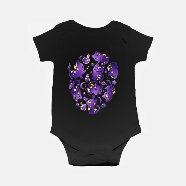 Cat Star-baby basic onesie-Vallina84