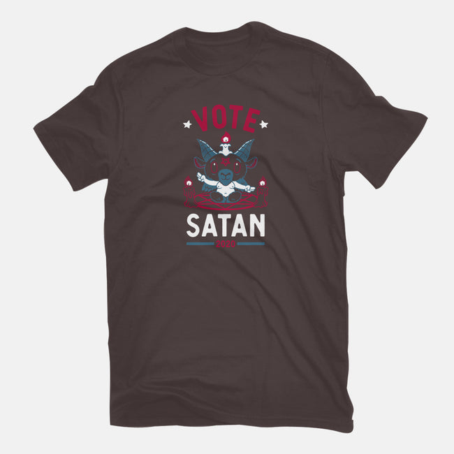 Vote Satan 2020-womens fitted tee-Nemons
