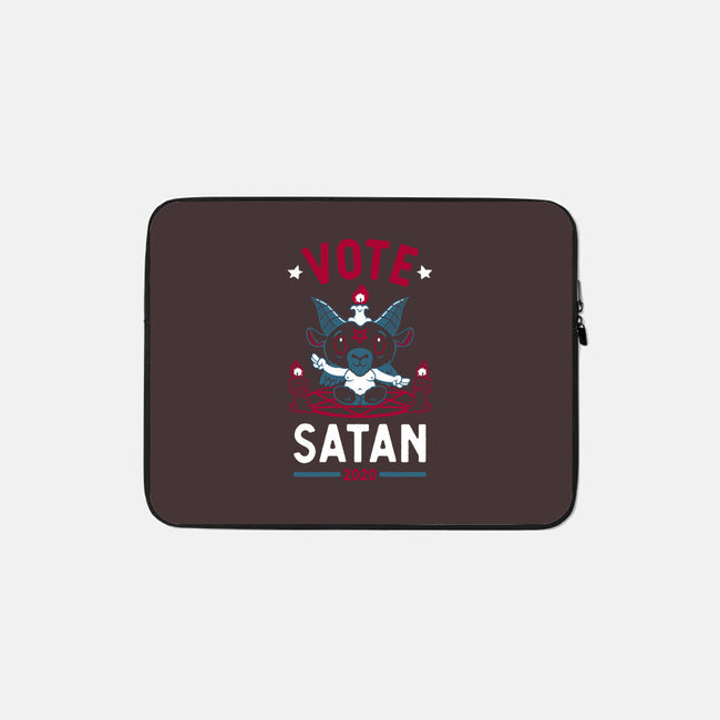 Vote Satan 2020-none zippered laptop sleeve-Nemons