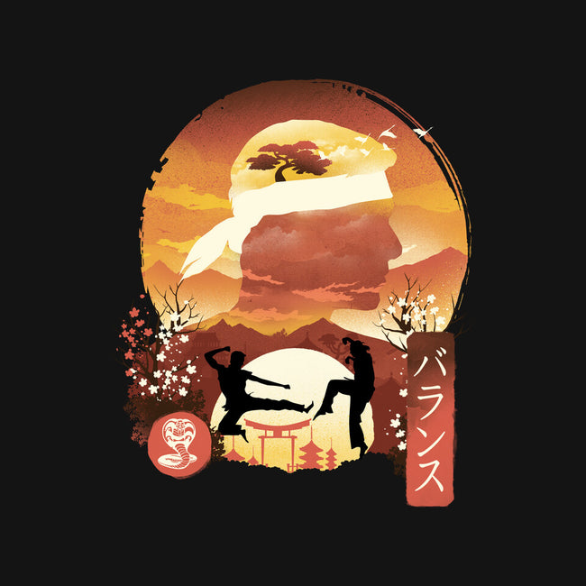 Miyagi-Do Sunset-none glossy sticker-dandingeroz