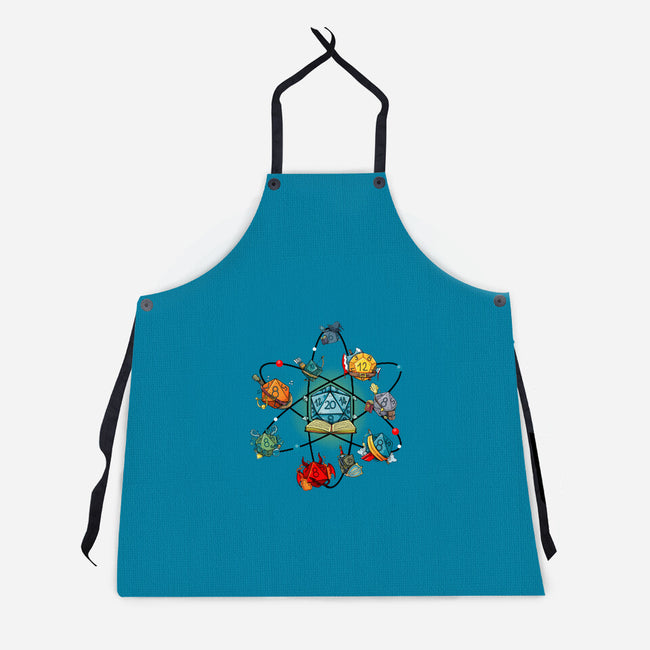 Chemical Dice-unisex kitchen apron-Vallina84