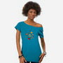 Chemical Dice-womens off shoulder tee-Vallina84