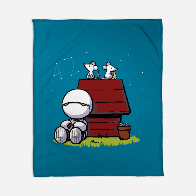 Marvin Peanuts-none fleece blanket-BlancaVidal