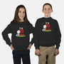 Marvin Peanuts-youth crew neck sweatshirt-BlancaVidal