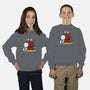 Marvin Peanuts-youth crew neck sweatshirt-BlancaVidal