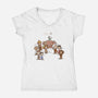 I Am A Leaf On The Wind-womens v-neck tee-kg07
