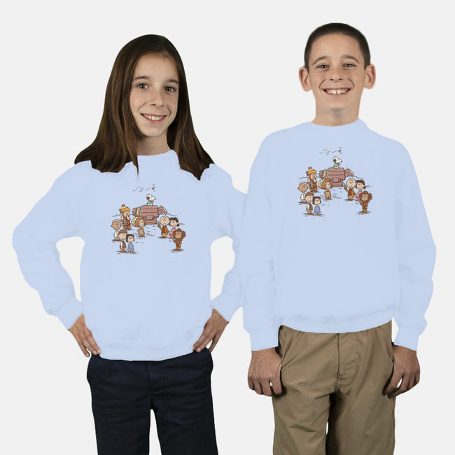 I Am A Leaf On The Wind-youth crew neck sweatshirt-kg07