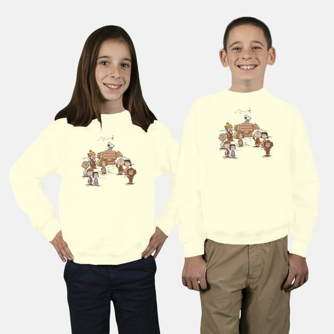 I Am A Leaf On The Wind-youth crew neck sweatshirt-kg07