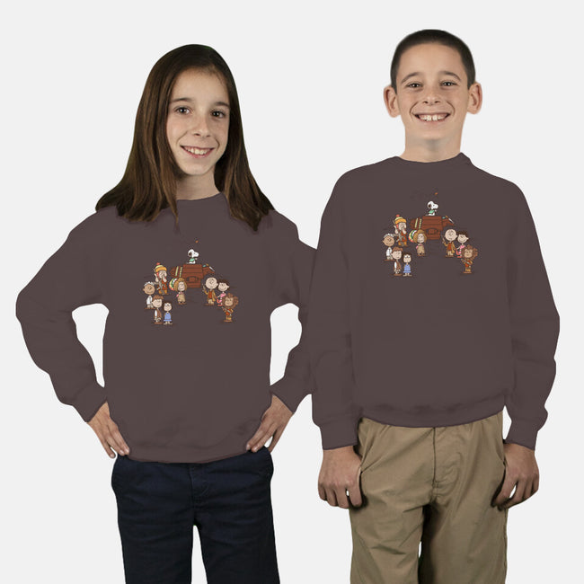 I Am A Leaf On The Wind-youth crew neck sweatshirt-kg07