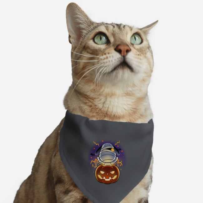Halloween Island-cat adjustable pet collar-BlancaVidal