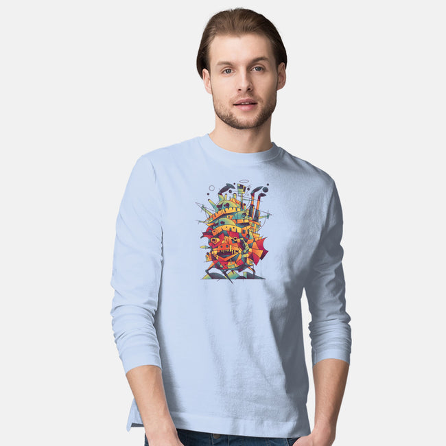 Abstract Castle-mens long sleeved tee-victorsbeard