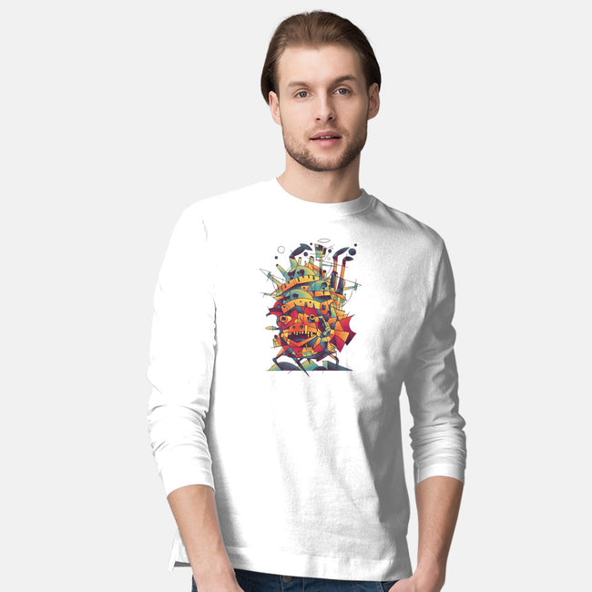 Abstract Castle-mens long sleeved tee-victorsbeard