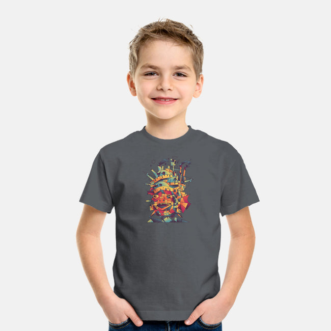 Abstract Castle-youth basic tee-victorsbeard