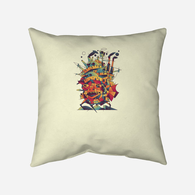 Abstract Castle-none removable cover w insert throw pillow-victorsbeard