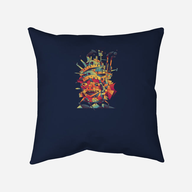 Abstract Castle-none removable cover w insert throw pillow-victorsbeard