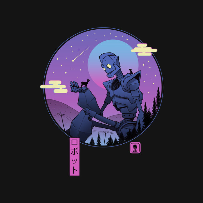 The Gentle Robot-none removable cover w insert throw pillow-vp021