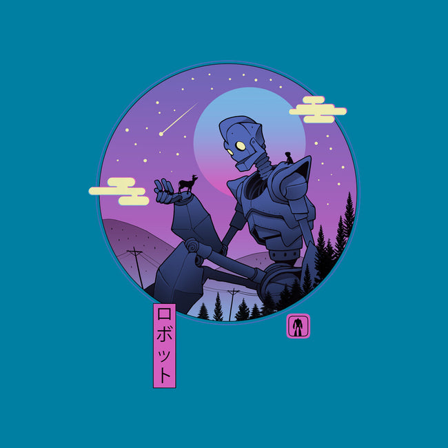 The Gentle Robot-none removable cover w insert throw pillow-vp021