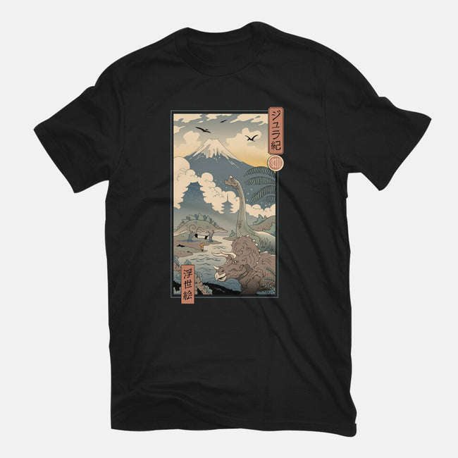 Jurassic Ukiyo-e 2-unisex basic tee-vp021