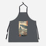 Jurassic Ukiyo-e 2-unisex kitchen apron-vp021