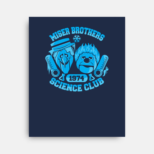 Miser Brothers Science Club-none stretched canvas-jrberger