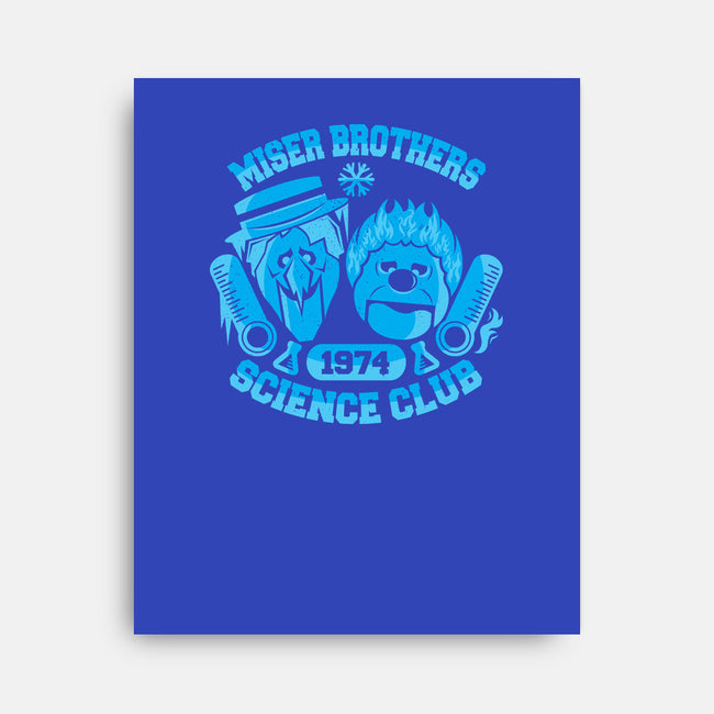 Miser Brothers Science Club-none stretched canvas-jrberger