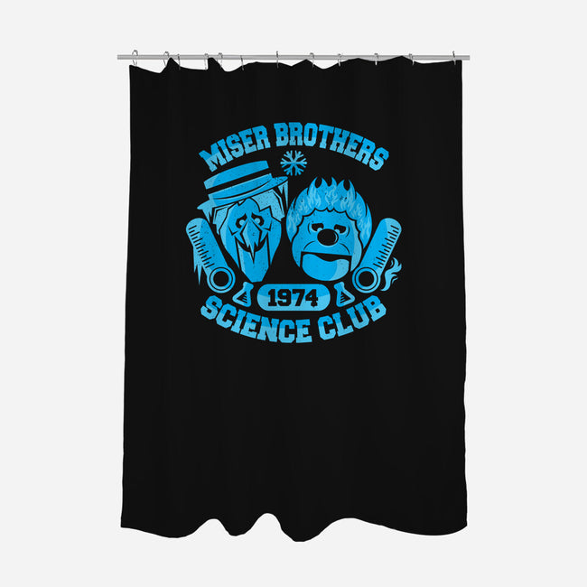 Miser Brothers Science Club-none polyester shower curtain-jrberger