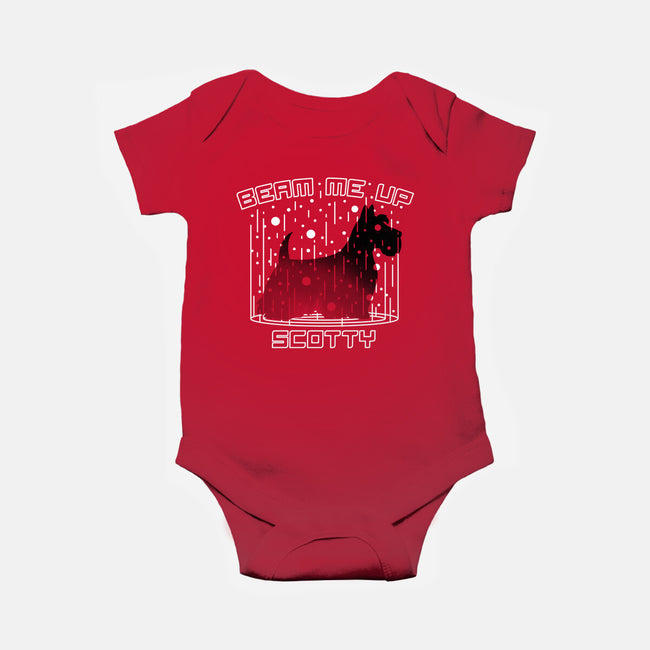 Beam Me Up-baby basic onesie-CoD Designs